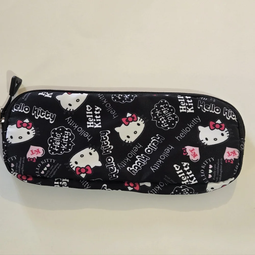 Hello Kitty Black and Pink Pouch